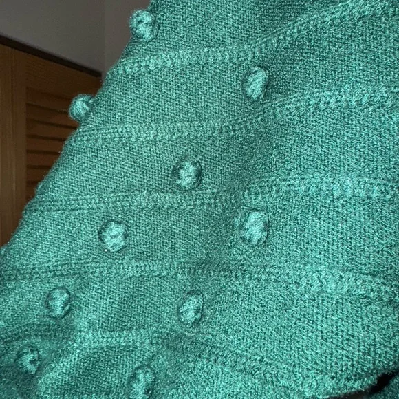 AVANTLOOK puff-sleeve knit dress L - Picture 4 of 6